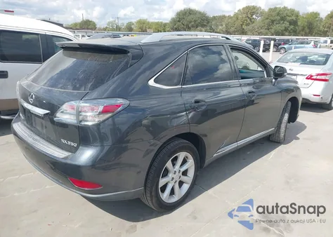 2010 Lexus Rx 350 из США, поврежденный, VIN 2T2ZK1BA6AC001444